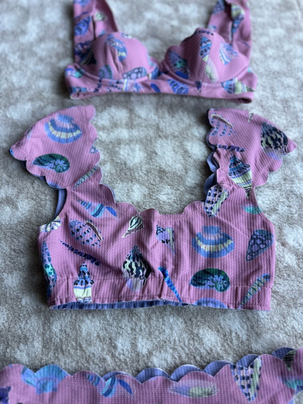Marysia Dawn Shell Print Bikini Swim Lot sz. XS - Picture 4 of 7